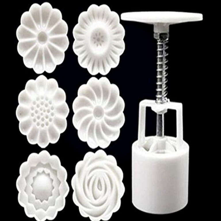 Mini Square Flower Mooncake Mold Set 3D Flowers Pattern Plunger Cookie  Cutter Pastry Cake Decorating Tools Baking Accessories - AliExpress