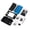 Blue, variant on Necvior Durable Full for Case for 3DSXL Game Console Gaming Accessories Durable for Shell with Buttons Kit Replace Housing