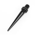 thumbnail image 1 of Acrylic Expander Taper Ear Stretching Plug 2G - Black Jinwen Pendientes y Studs Men \ 's, 1 of 6