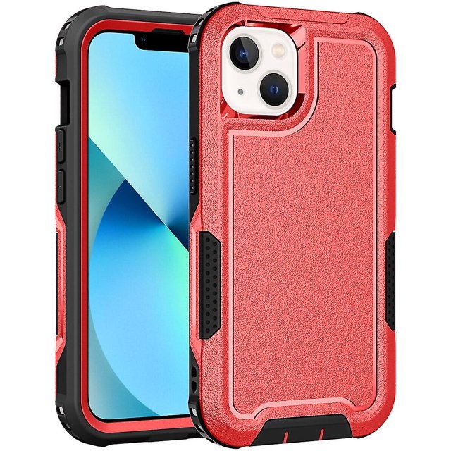 Estuche de carga inalámbrica para iPhone 14 Plus, protección para cámara, protección en las cuatro esquinas y protección para botones.