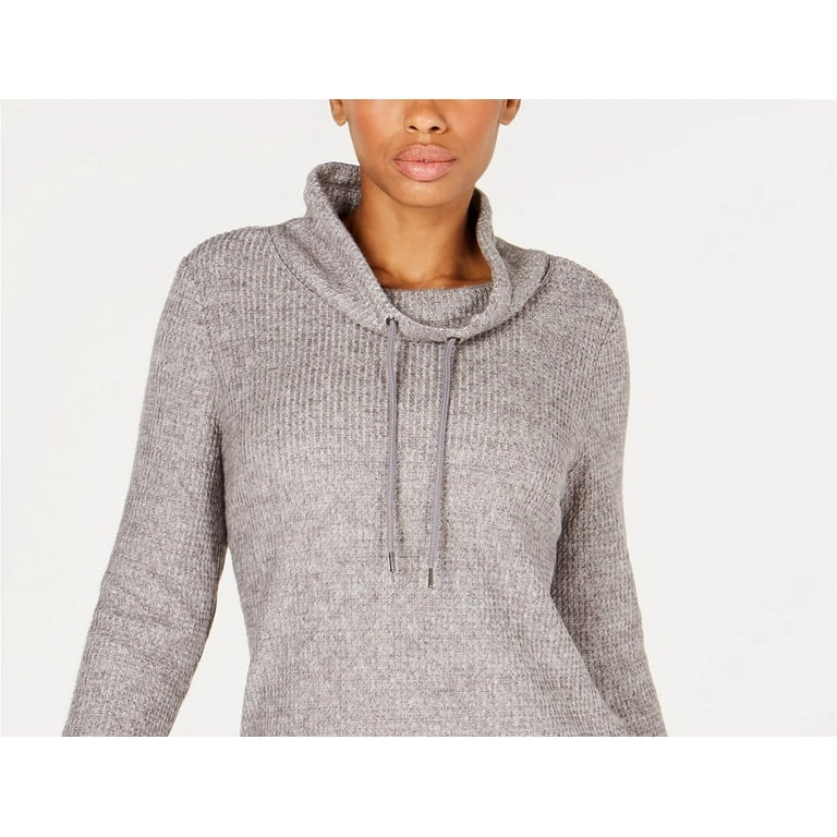 Ideology Womens Cowl Neck Fitness Sweatshirt