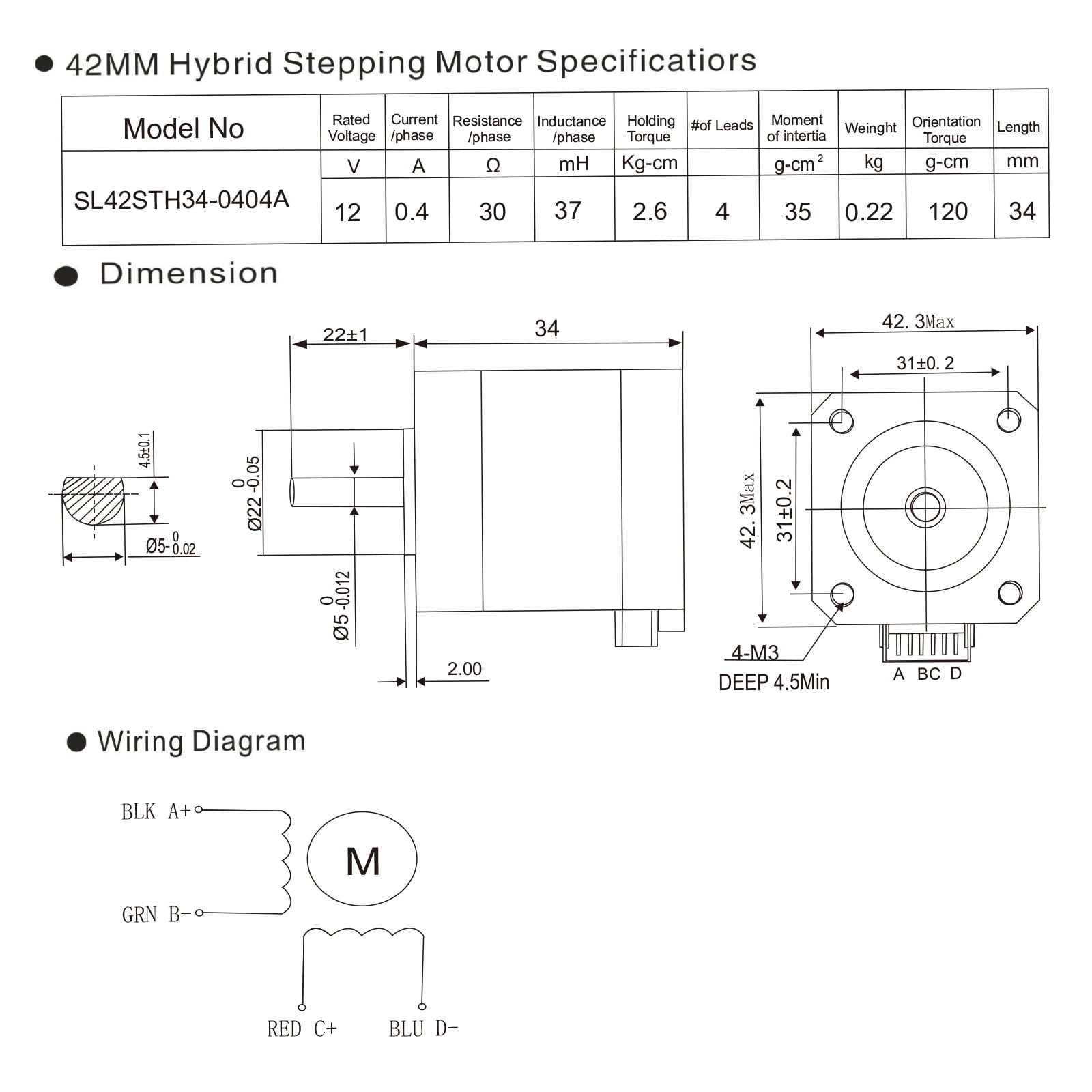 Mad Hornets Metal Nema 17 Stepper Motor 0 4a 12 24v 42x34mm 1 8 For 3d Printer Cnc Walmart Com Walmart Com Mad Hornets Metal Nema 17 Stepper Motor 0 4a 12 24v 42x34mm 1 8 For 3d Printer Cnc Walmart Com Walmart Com