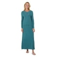 thumbnail image 2 of MeMoi Women's Lace Trimmed Nursing Night Gown - Womens - Female, XL, Teal, 2 of 6
