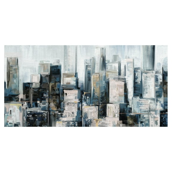 Masterpiece Art Gallery City Center Skyline by Studio Arts Canvas Art Print