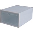 thumbnail image 1 of Modern Plastic Shoe Box, 31x21x12cm/12.2x8.3x4.7in, Stackable Shoe Organizer, 1 Count, Pink, Boot-and-Shoe-Boxes, 1 of 1