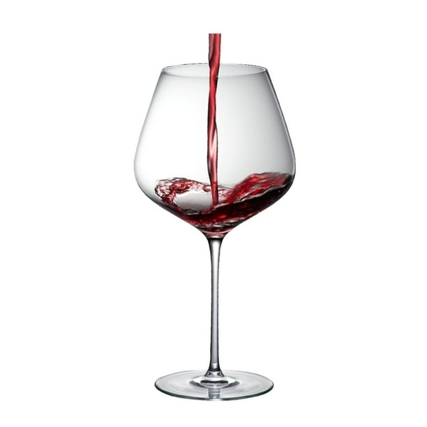 Grace 95 Burgundy 33 Oz Crystal Red Wine Glass Set Of 2 Walmart Com Walmart Com