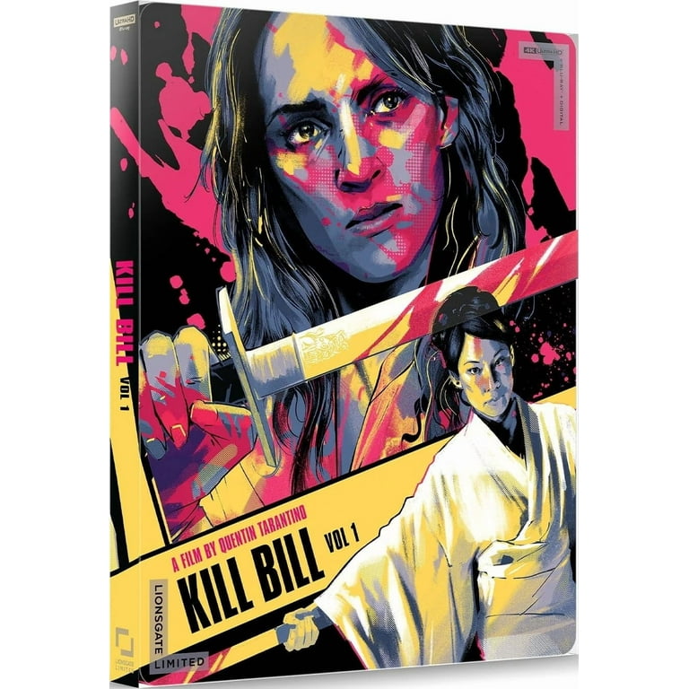 Kill Bill: Volume 1 Limited Edition Steelbook 4K Ultra HD Region