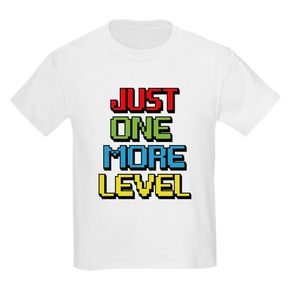 CafePress - Just One More Level T Shirt - Light T-Shirt Kids XS-XL