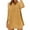 Yellow #712, variant on Bovemsi Women's Long Sleeve Tops Cotton Linen Sleeved Hooded T Shirt Beach V Neck Large Pocket Top Long Sleeve Blouse