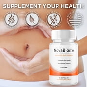 NovaBiome Advanced Gut Support Pills Advanced Energy Vitamin Supplement Nova Biome 60 Capsules