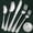 40pcs-silvery, variant on Vintage Carved Stainless Steel Tableware Set for 8-12 People, 40/60 Golden Cutlery Set with Knife Fork Spoon, Dishwasher Safe for Family Gatherings & Kitchen Decor