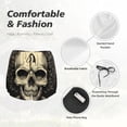 thumbnail image 6 of Lsque Gothic Winged Skull Printed Women's Running Shorts with Liner Pockets,Elastic Quick Dry Workout Athletic Gym Yoga Shorts,Womens High Waist Shorts-X-Large, 6 of 9