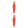 thumbnail image 1 of Soidarity Guardabarros de plástico para bicicleta, guardabarros trasero para bicicleta, suministros decorativos para ciclismo, naranja Type2 NO2 Soidarity CBP167704, 1 of 6