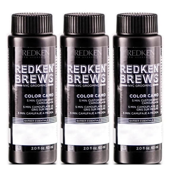 Redken Brews For Men 5 Minute Color Camo, Dark Natural (3x60ml)