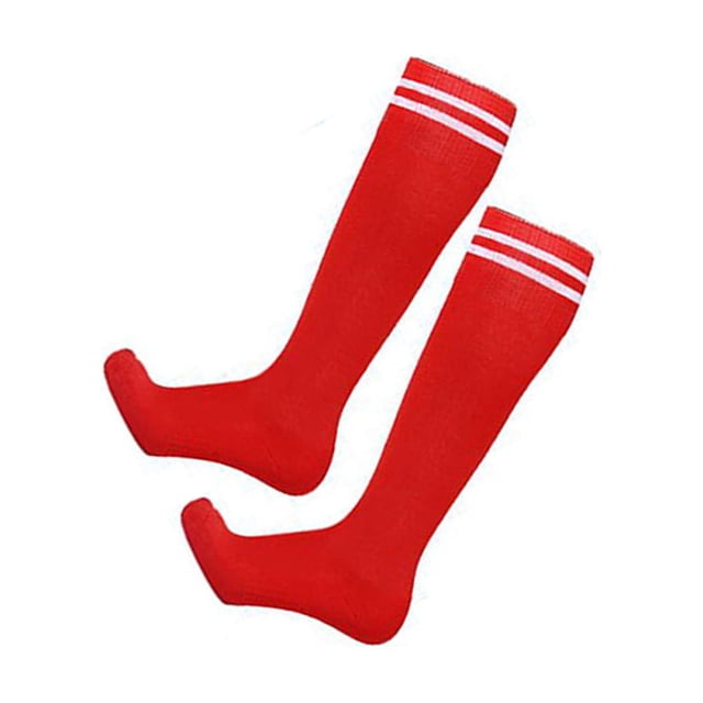 Calcetines de fútbol Toystoory tubo largo para pantorrillas rojo para adulto Type3 NO3