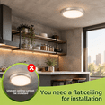 9 Inch Selectable Cct Led Round Flat Panel Light 1800lm 2 Pack ...