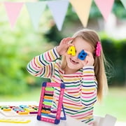 Tineasur Counting Abacus Kids Plastic Toy Math Learning Aid Traditional Design Childrens Educational Tools