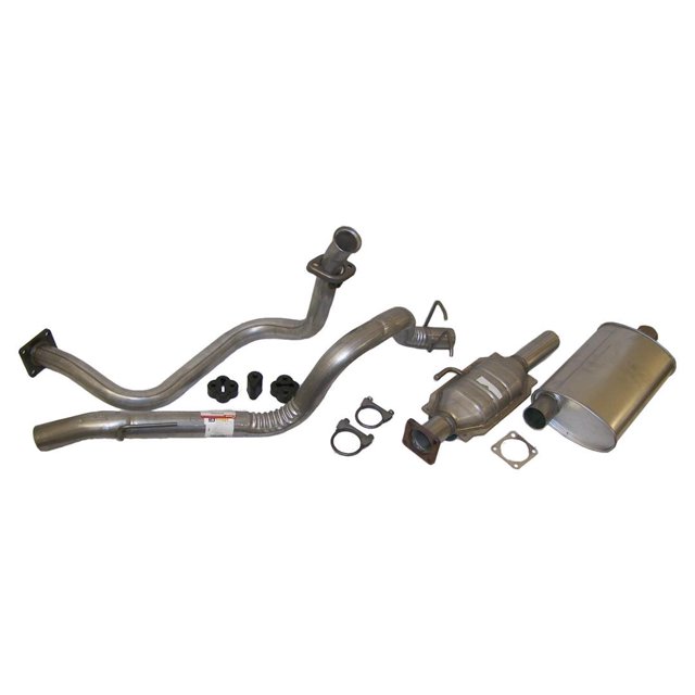 Crown Automotive Exhaust System Kit 52001720K Exhaust System Kit DPF Cat Back System; OE Replacement