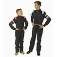 thumbnail image 3 of Simpson Racing LY22071 Legend II (SFI-1) Racing Suit - Youth XS - Black/Black, 3 of 3