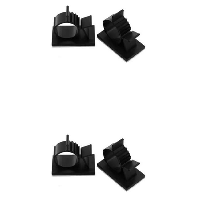 Ruiboury Plastic Adhesive Wire Holder - Innovative Solution For Wire Fixation Made black 2Set