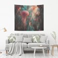thumbnail image 2 of Yayeee Tapestry Wall Hanging for Bedroom 90" x 60" Living Room Home Wall Art Decor, Psychedelic Forest, 2 of 7