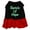 Black, variant on Christmas Pet Dog Cat Dress Screen Printed, "Santa's Lil Helper"