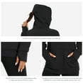 thumbnail image 6 of BASSDASH Women’s Fleece Fishing Hoodie with Neck Gaiter Water Resistant Performance Hiking Sweatshirt Pullover, 6 of 6