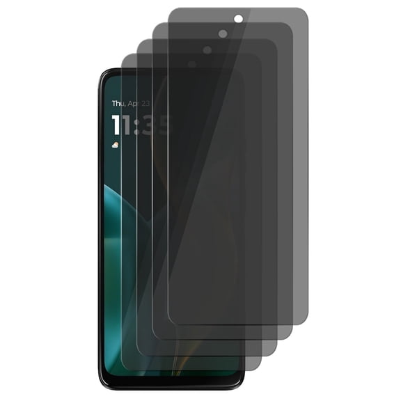 UZWZW 4 Pack Privacy Screen Protector Tempered Glass for Motorola Moto G 5G (2025)