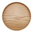 thumbnail image 3 of Bandeja De Madera Para Servir Plato Redondo Elegante Y Duradera Bandeja Para Servir De Madera Natural Para Decoración De Frutas Cafetería Hogar ANGGREK Otros, 3 of 8
