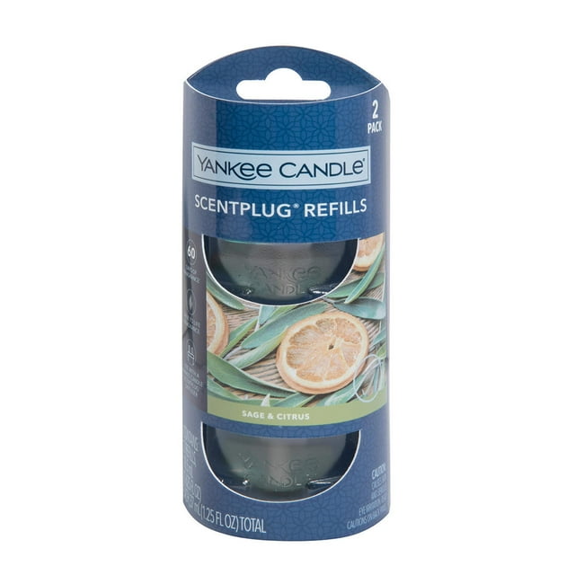 Yankee Candle Plug Refill Set, 2 pc. Sage and Citrus Scent
