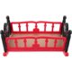 thumbnail image 1 of Miniature Furniture Model Toy Doll Bed Girls Toy Furniture Plastic Red Suitable for Imaginative Play 1Set, 1 of 5