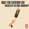 thumbnail image 4 of Boss Dog ProSeries™ Waterproof Dog Training Leash, TPU, Hunter Orange, 6 FT, 4 of 5