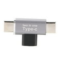 thumbnail image 3 of 3.1 Type-C Charger Converter, 3A High Current 2 In 1 Type-C Converter  For  Phones For  Phones Double Type-C Interface,for  + Type-C Interface,Micro + Type-C Interface, 3 of 8