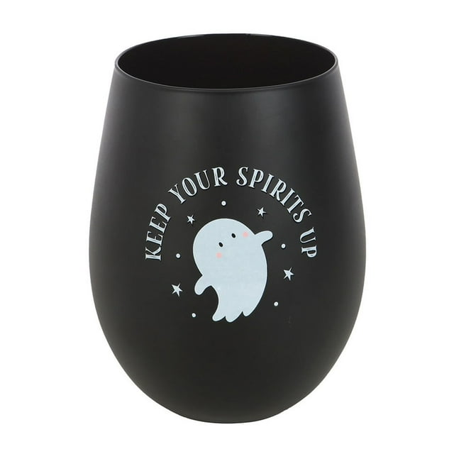 Something Different Keep Your Spirits Up Ghost 500ml Stemless Glass