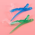 thumbnail image 3 of Stylish Hair Clips Alligator Transparent Sectioning Plastic Mini 12pcs Set for Women Girls, 3 of 5