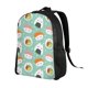 thumbnail image 2 of Disketp Kawaii Sushi Mochila Unisex de Apertura Lateral Completa, Mochila para Laptop para Escuela, Trabajo y Viajes, 2 of 8
