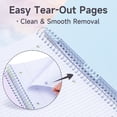thumbnail image 2 of Deli 5 Subject Spiral Notebook,8.5" x 11" ,College Ruled, 200 Sheets, Hardcover with Dividers & Tabs,2 Pack, 2 of 7