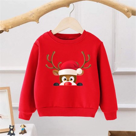 

kpoplk Crewneck Sweatshirts For Kid Baby Girl Boy Oversized Knit Sweater Crewneck Pullover Sweatshirt Solid Warm Long Sleeve Tops Blouse(J)