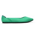 thumbnail image 3 of Zhabtuc Women's Knit Flats, Pointed Toe Breathable Knit Ballet Flats Shoes Mint Green Size 7.5, 3 of 6