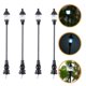 thumbnail image 4 of Lámparas de patio en miniatura 4pcs modelo de accesorios de luz de luz simulados de la calle accesorios, 4 of 4