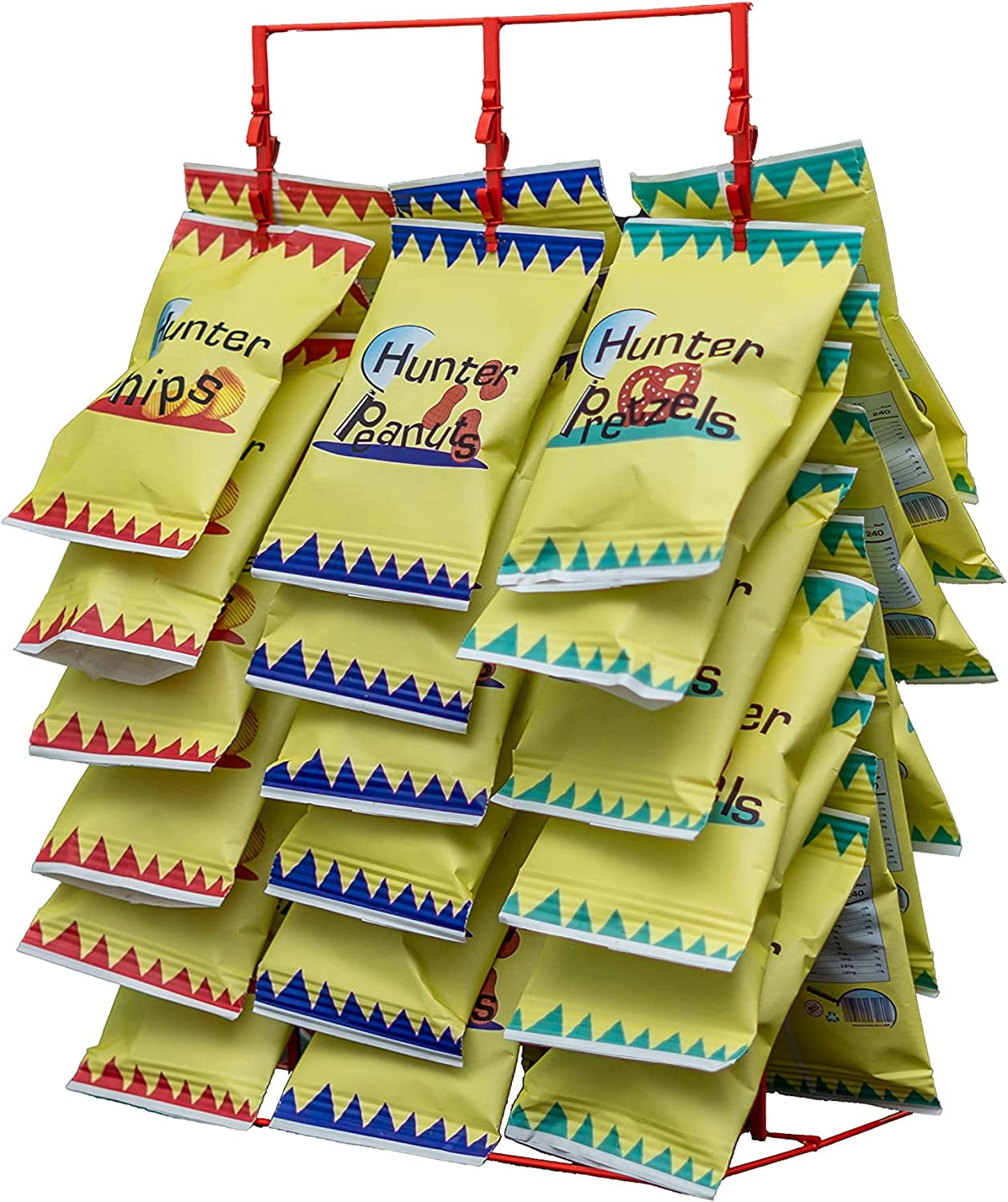 STORE SUPPLY HUNTER 3 tier Potato Chip Display Strip Rack,Chip ...