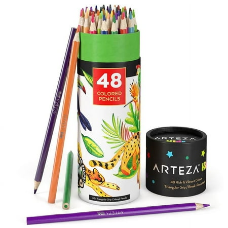 UPC: 0840098721407 | Arteza Kids Colored Triangular Pencils  Scented – 24 Piece