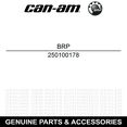thumbnail image 3 of BRP 250100178 Can-Am Ski-Doo Push Nut, 3 of 5