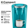 thumbnail image 2 of Keurig K-Compact Single-Serve K-Cup Pod Coffee Maker, Turquoise, 2 of 4