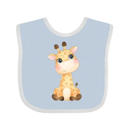 Inktastic Baby Giraffe Boys or Girls Baby Bib