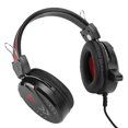 thumbnail image 4 of QIILU Over Ear Headset, Headphone With Microphone, With LED Light, 3.5MM Plug Omni-Directional Lightweight PU Material For Laptop Computer Game Video, 4 of 8