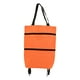 thumbnail image 1 of Bolsa de compras con ruedas, bolsa de supermercado, bolsa con carrito, remolcador de supermercado, naranja, 1 of 9