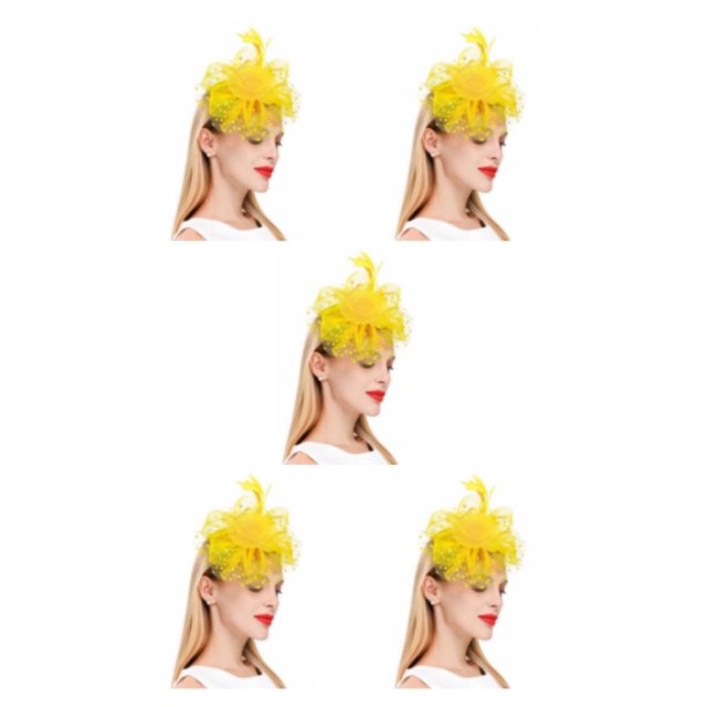 Minnieouse Tocado de boda con flores para el pelo, mano de obra fina, exquisita pieza de pelo para fiesta europea, Clip de malla de compromiso, Type2 NO2