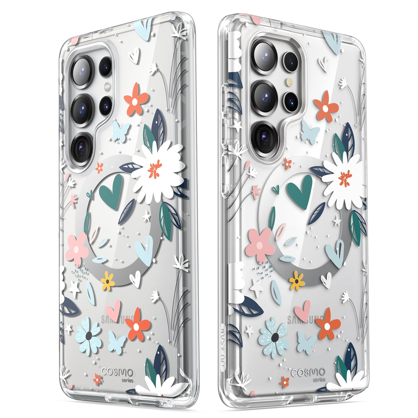 i-Blason Cosmo for Samsung Galaxy S25 Ultra Case MagSafe with Built-in Screen Protector [Support Fingerprint ID & Wireless Charger] Full-Body Slim Magnetic Phone Case Cover for S25 Ultra, Paint