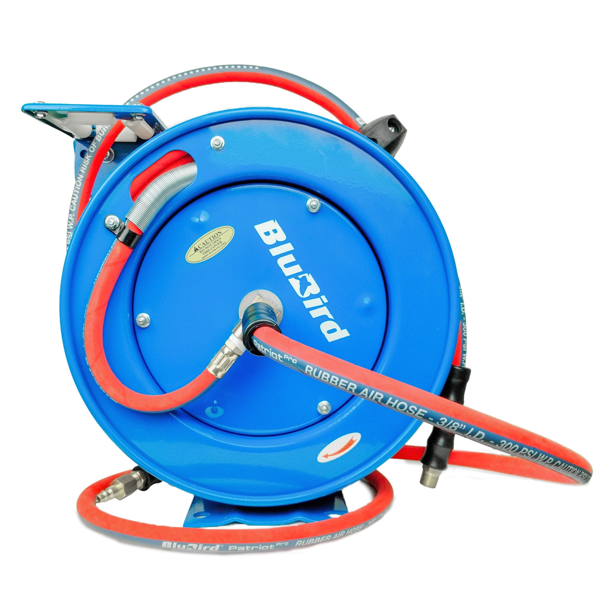 BluBird Patriot Pro - 3/8"x 50' Air Hose Reel